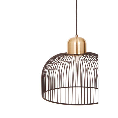 Lenno Black And Antique Brass Pendant Light - image 3