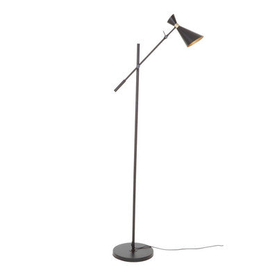 Linox Black And Gold Floor Lamp