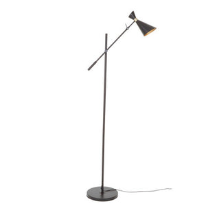 Linox Black And Gold Floor Lamp