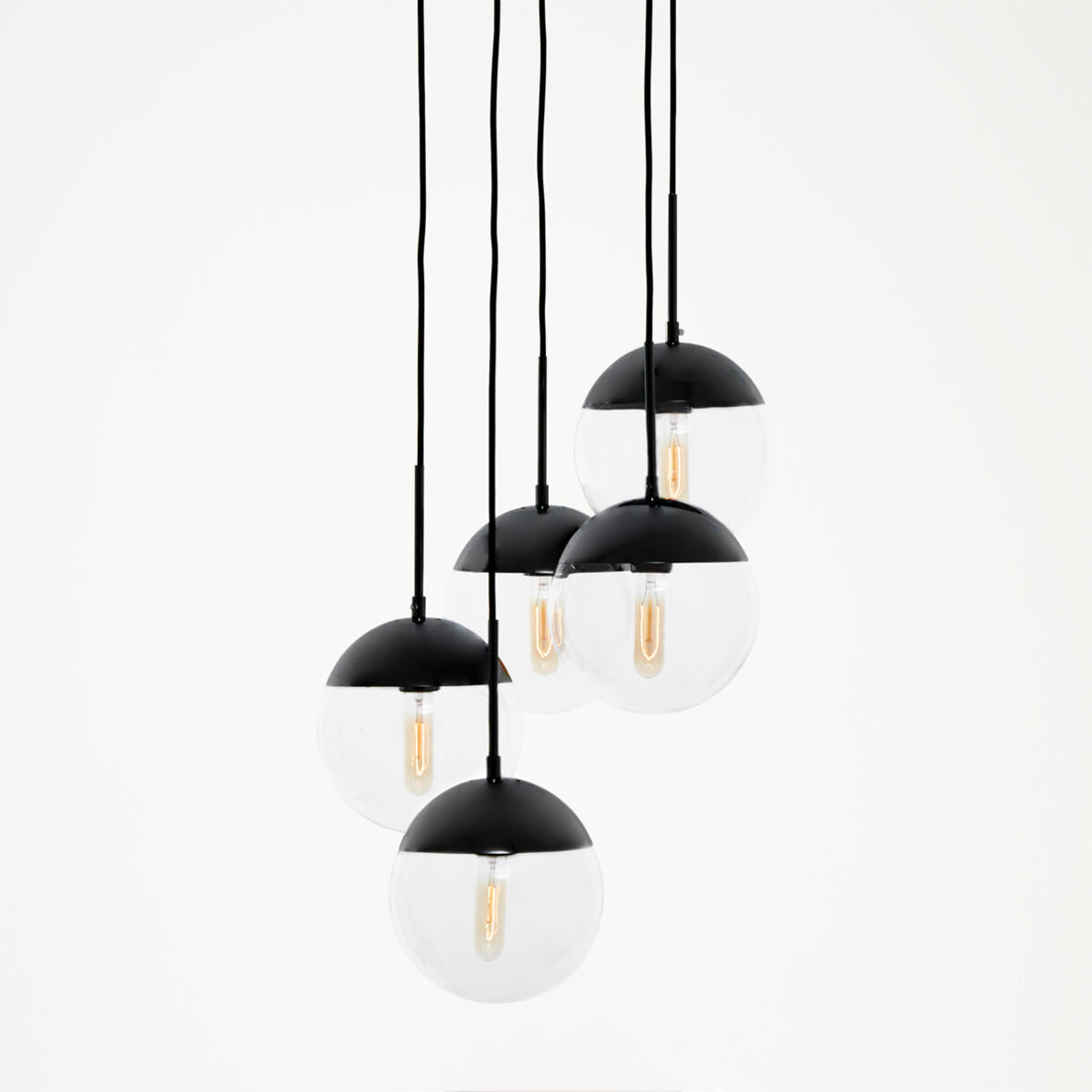 Revive 5 Globe Pendant Light