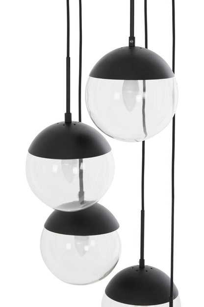 Revive 5 Globe Pendant Light