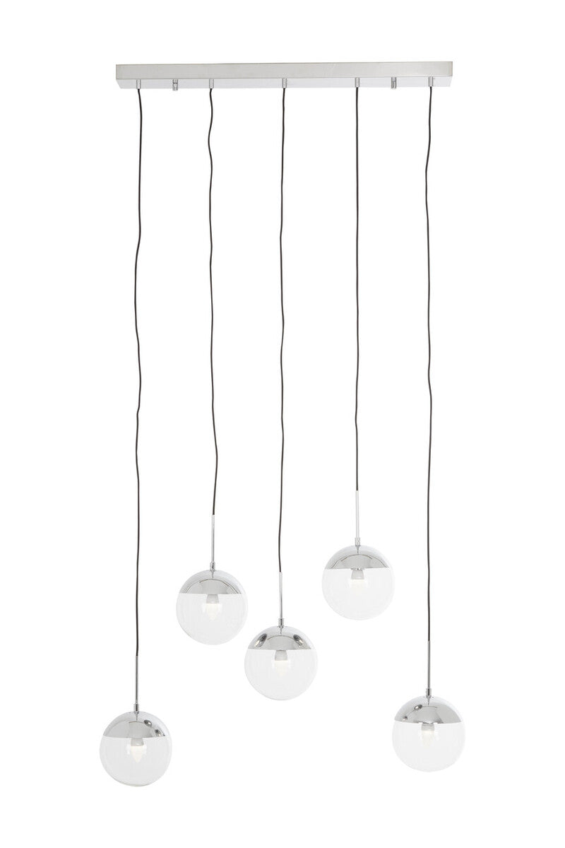 Revive Chrome 5 Pendant Light