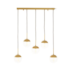 Revive Gold Finish Glass Shades Pendant Light