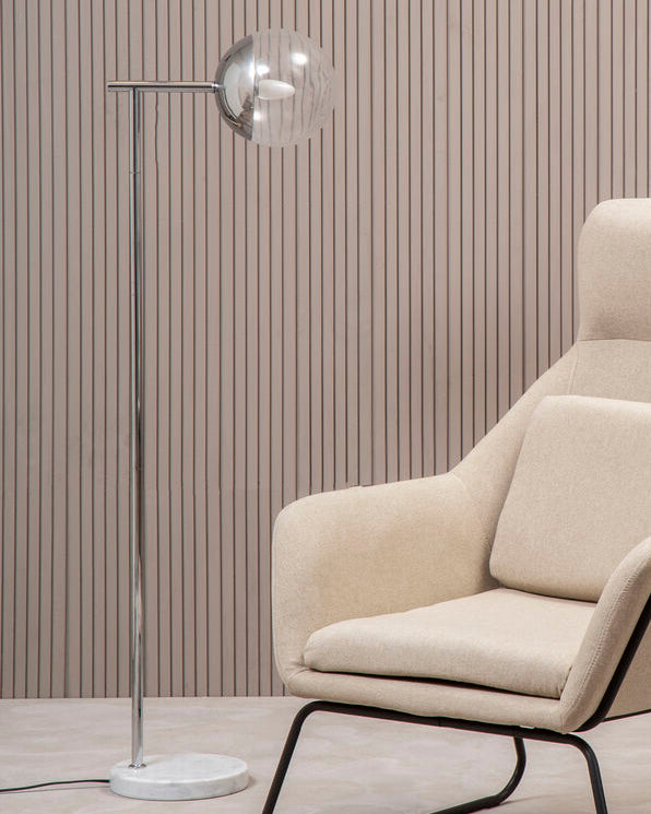 Revive Chrome Finish Floor Lamp
