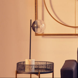 Revive Black Finish Metal Table Lamp