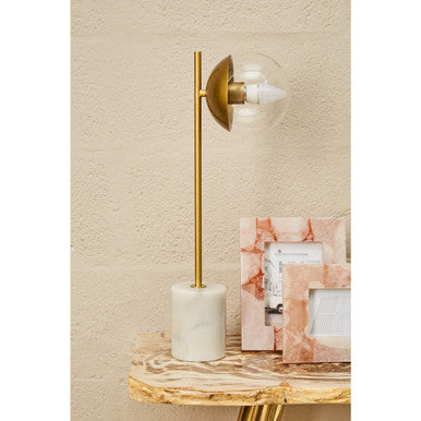 Revive Gold Finish Metal Table Lamp