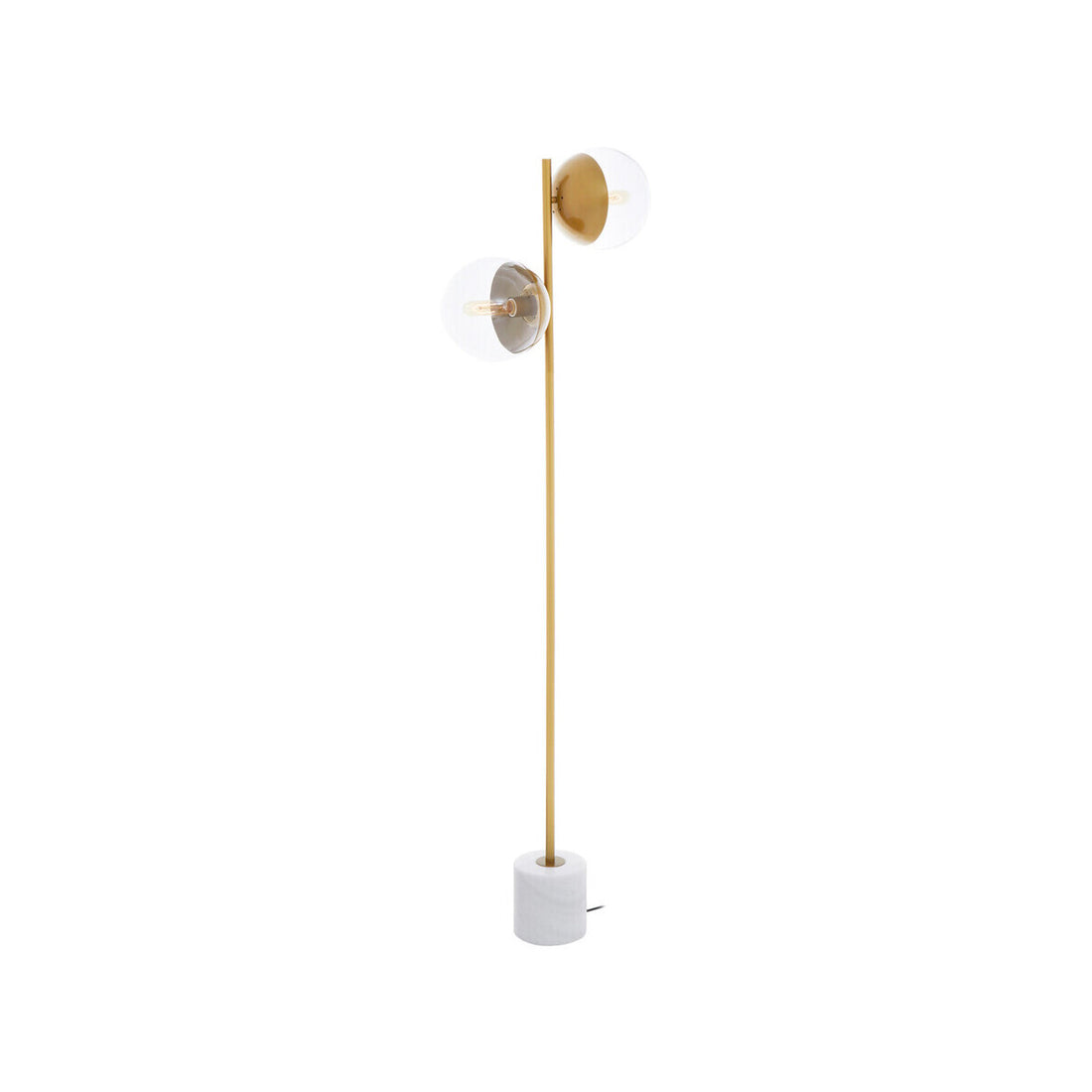 Revive Two Light Gold Finish Floor Lamp