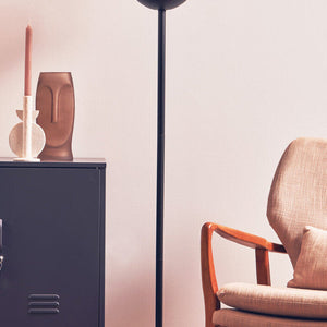 Black Finish Metal Floor Lamp | Revive
