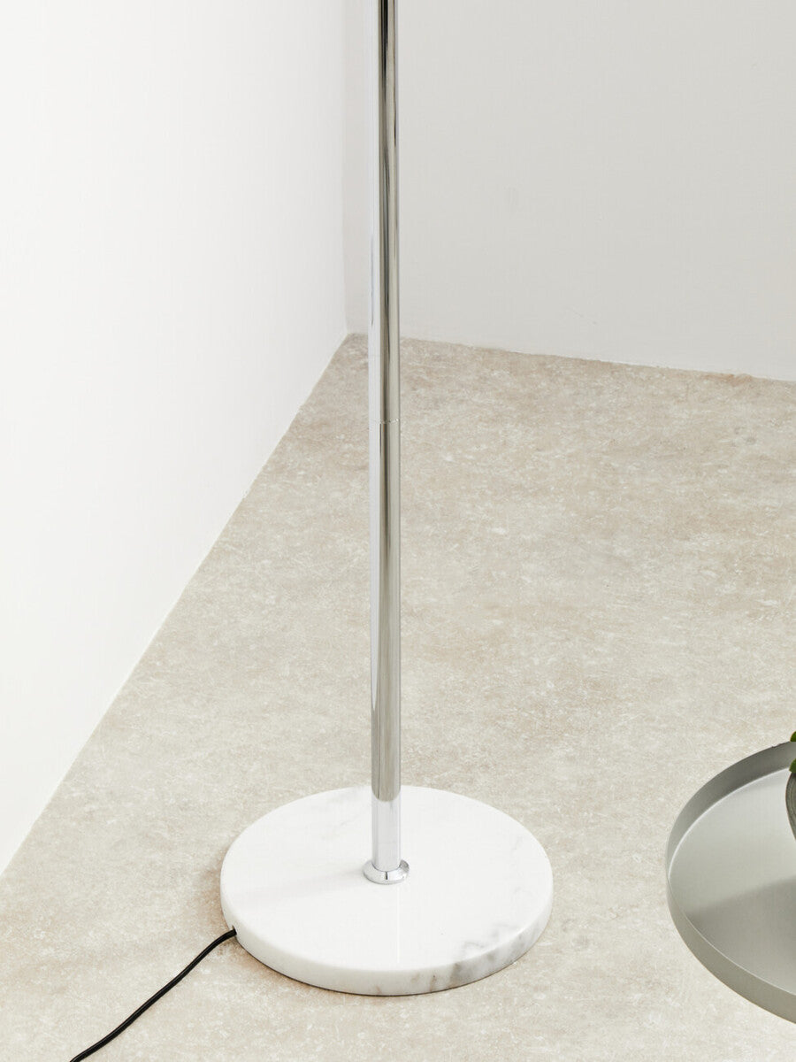 Revive Chrome Finish Metal Floor Lamp