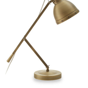 Adjustable  Desk Lamp in Brass Finish | Jasper