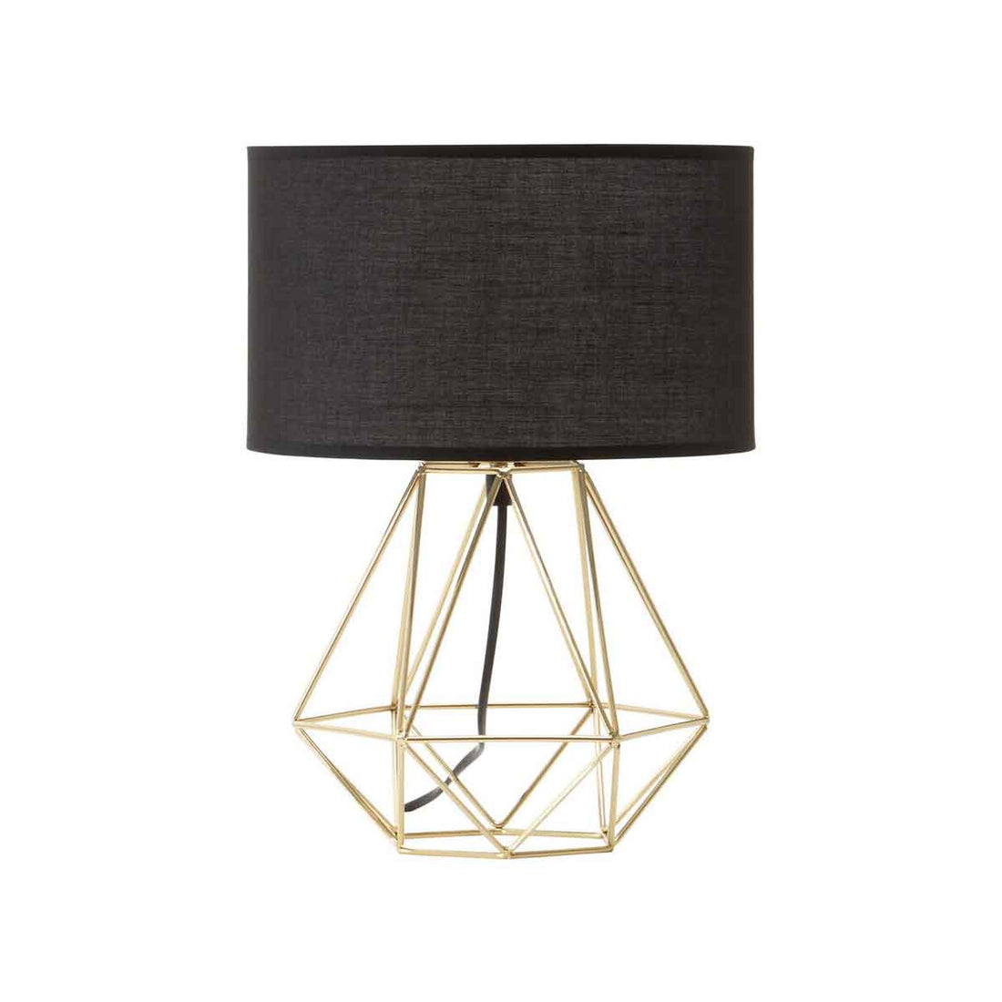 Wyra Black And Gold Finish Table Lamp