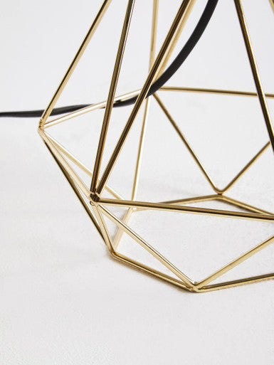 Wyra Black And Gold Finish Table Lamp