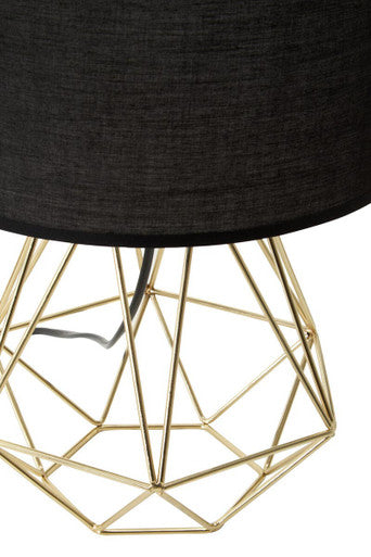 Wyra Black And Gold Finish Table Lamp
