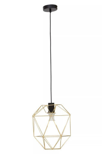 Wyra Champagne Gold Pendant Light