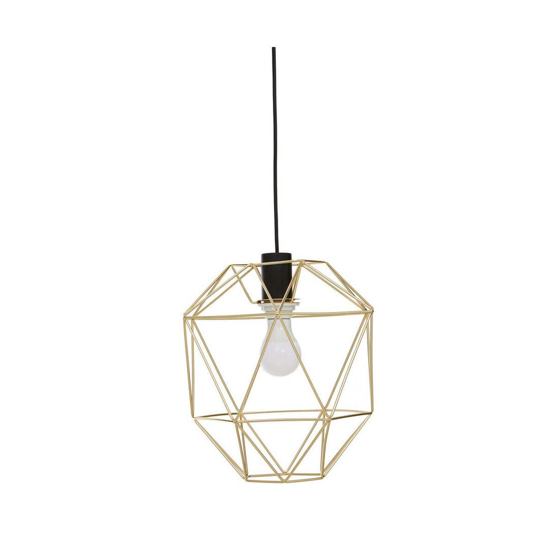 Wyra Champagne Gold Pendant Light