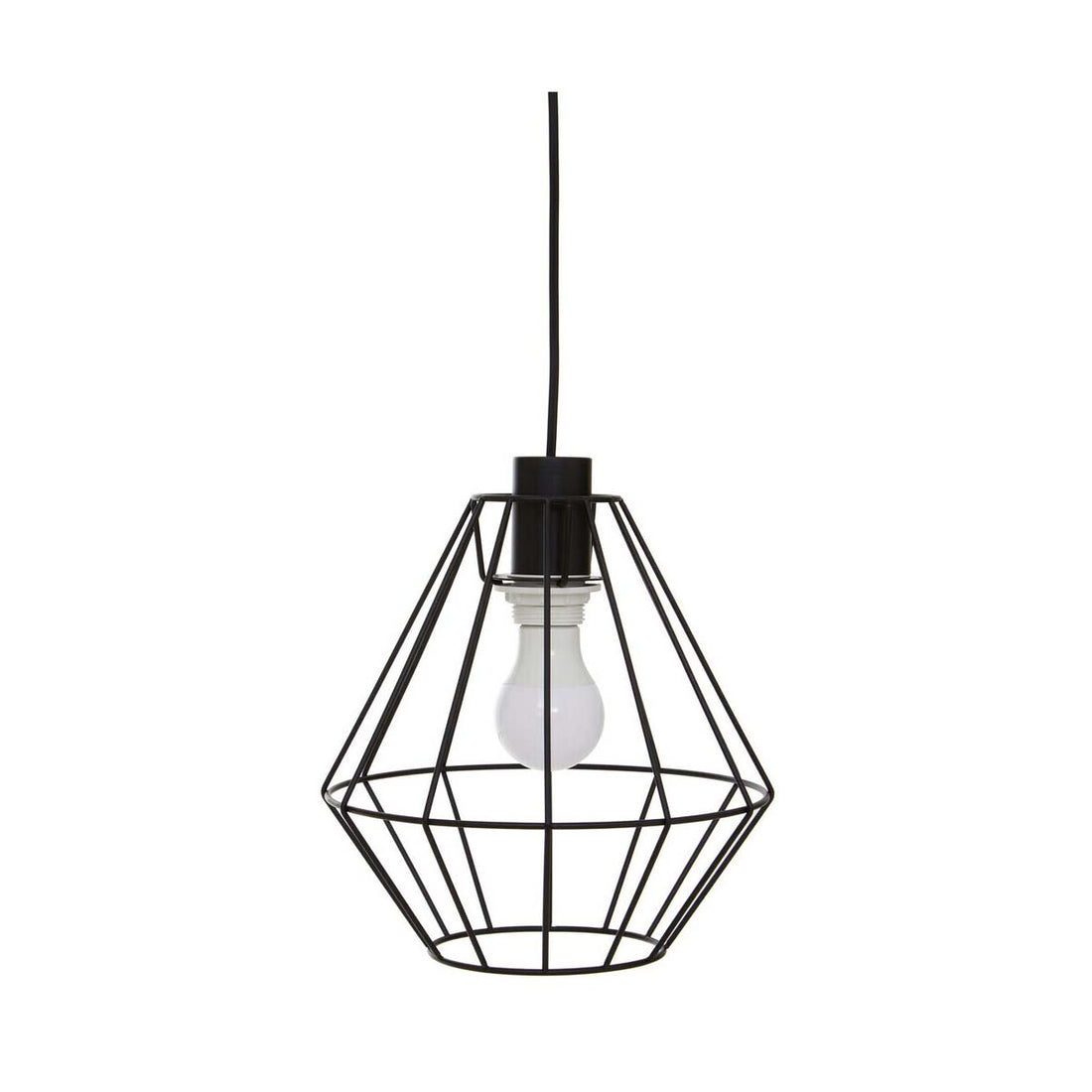 Wyra Black Cage Pendant Light