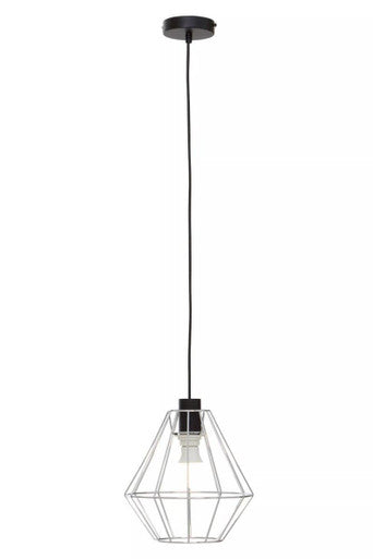 Wyra Chrome Cage Pendant Light