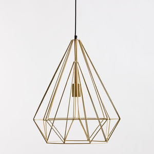 Champagne Gold Conical Pendant Light | Wyra