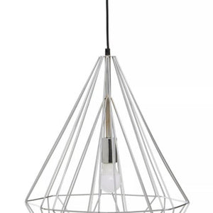 Chrome Conical Pendant Light | Wyra