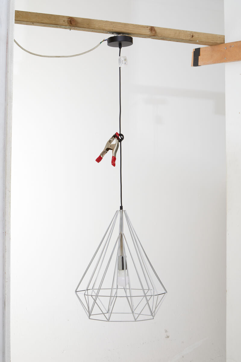 Wyra Chrome Conical Pendant light