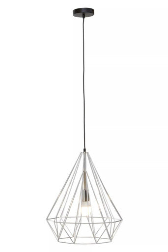 Wyra Chrome Conical Pendant light