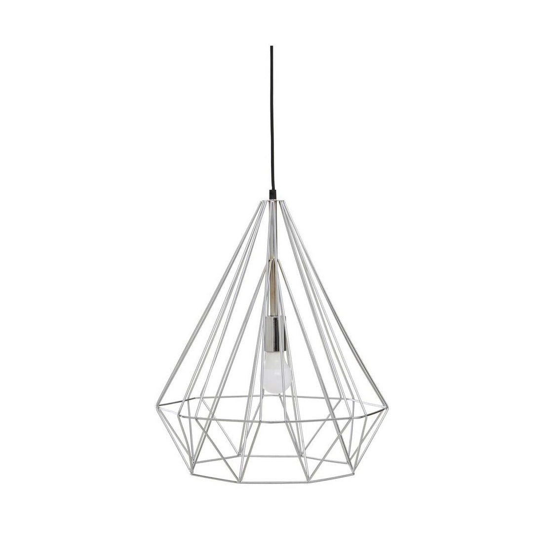Wyra Chrome Conical Pendant light