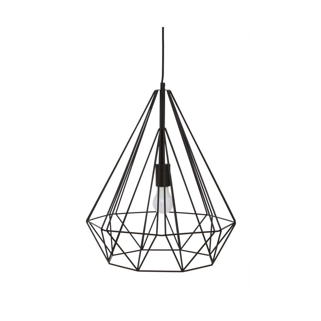 Wyra Black Conical Pendant light