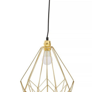 Champagne Gold Frame Pendant Light | Wyra