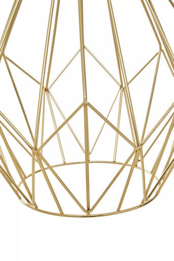 Wyra Champagne Gold Frame Pendant light