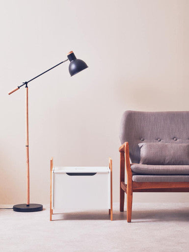 Stockholm Matte Black Floor Lamp
