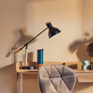 Stockholm Matte Black Table Lamp