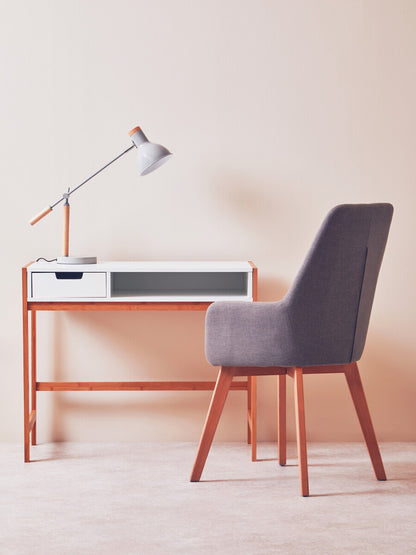 Stockholm Matte Grey Table Lamp