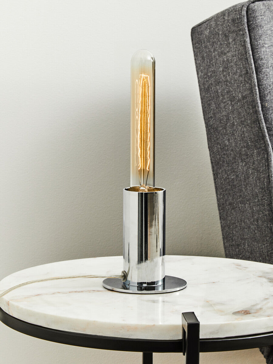 Stockholm Chrome Finish Table Lamp