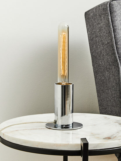 Stockholm Chrome Finish Table Lamp