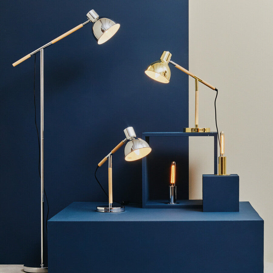 Stockholm Chrome Finish Table Lamp