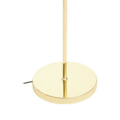 Stockholm Shiny Brass Tapered Floor Lamp