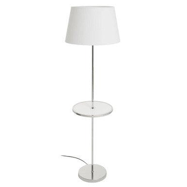 Stockholm Chrome Finish Tapered Floor Lamp