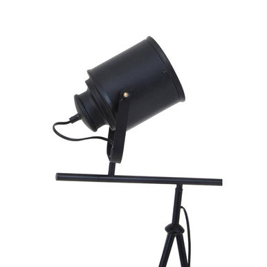 Stockholm Two Spotlight Matte Black Tripod Floor Lamp