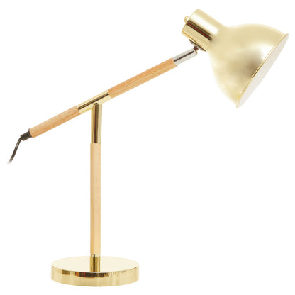 Stockholm Adjustable Desk Lamp in Shiny Brass Finish