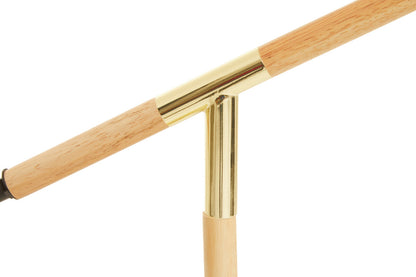 Stockholm Adjustable Desk Lamp in Shiny Brass Finish