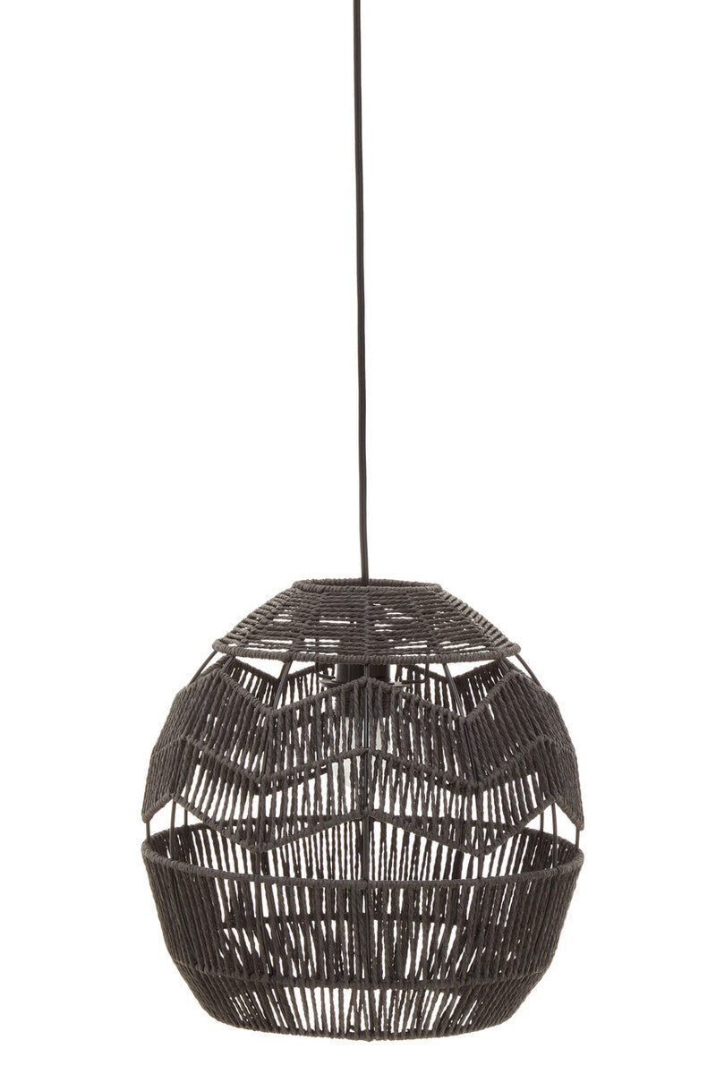 Jaya Black Paper Rope Pendant Light - Image 9