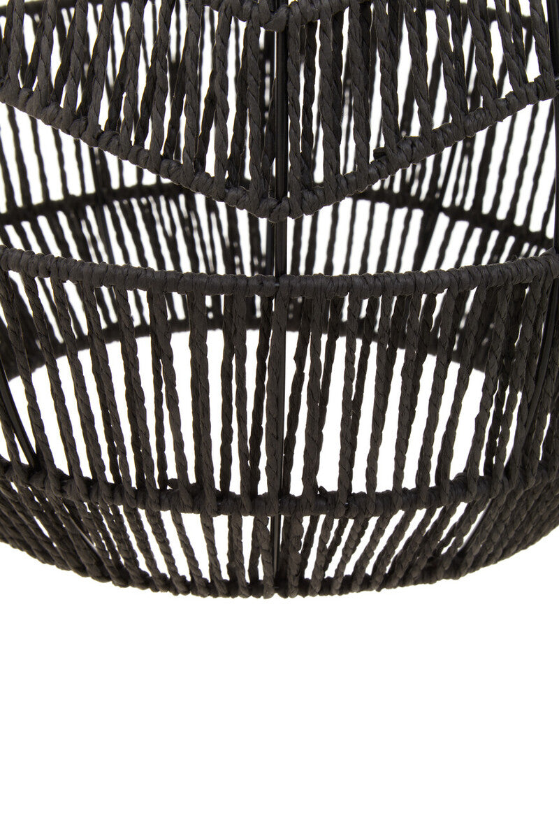 Jaya Black Paper Rope Pendant Light - Image 14