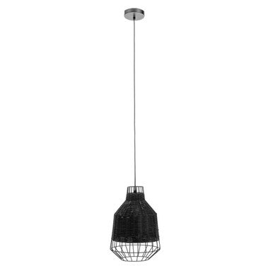 Jaya Black Rattan Pendant Lamp