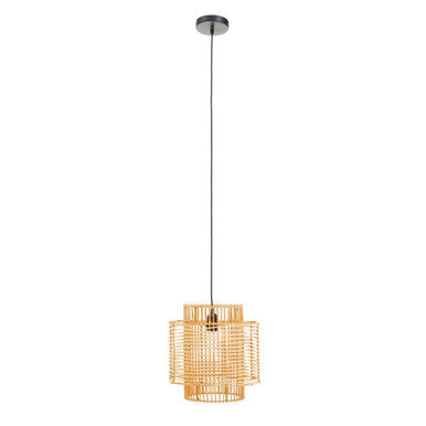 Jaya Natural Rattan Overlapping Pendant Lamp