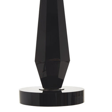 Hexum Black Crystal Glass Table Lamp - image 3