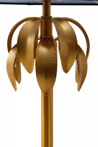 Herta Gold Finish Palm Tree Design Table Lamp - image 6