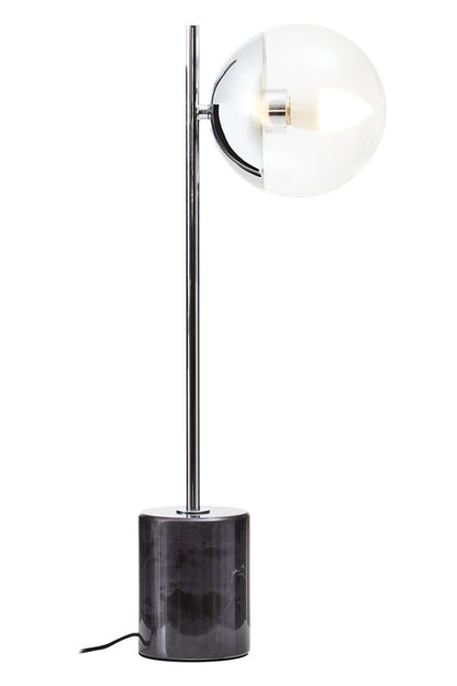 Revive Small Silver Finish Metal Table Lamp
