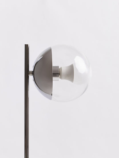 Revive Small Silver Finish Metal Table Lamp