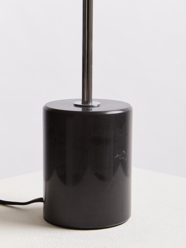 Revive Small Silver Finish Metal Table Lamp