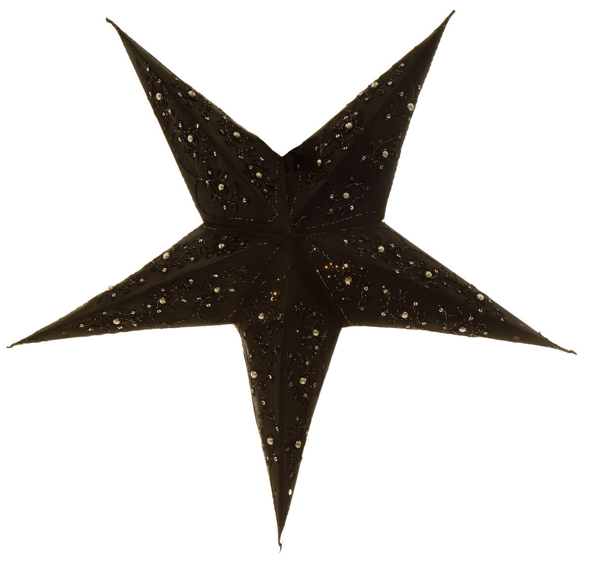 5 Point Leela Black Paper Star